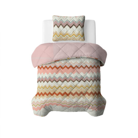 Sleeptime Lazy Dekbed Lizzy Beige/Roze 140 x 200 cm