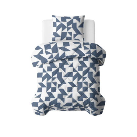 Sleeptime Lazy Dekbed Mado Blauw 140 x 200 Met Kussensloop cm