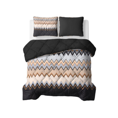 Sleeptime Lazy Dekbed Mikas Blauw/Zand 240 x 220 Met Kussenslopen cm