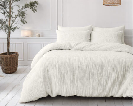 Sleeptime Lazy Dekbed Mousseline Beige 140 x 200 Met Kussensloop cm