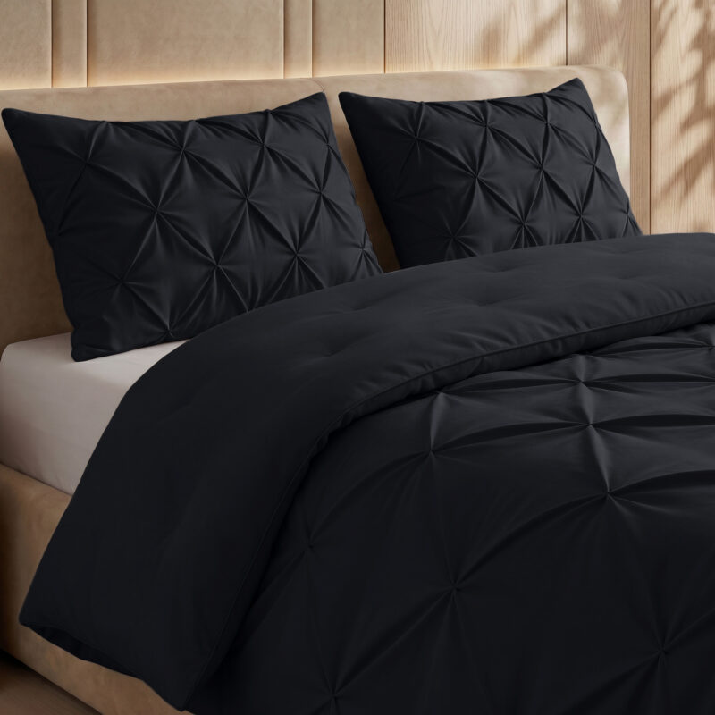 Sleeptime Lazy Dekbed Pintuck Antraciet 200 x 200 cm - Afbeelding 5