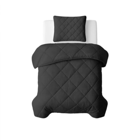Sleeptime Lazy Dekbed Uni Zwart 140 x 200 Met Kussensloop cm