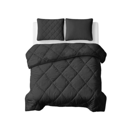 Sleeptime Lazy Dekbed Uni Zwart 200 x 200 Met Kussenslopen cm