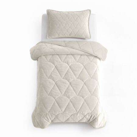 Sleeptime Lazy Dekbed Velvet Beige 140 x 200 Met Kussensloop cm