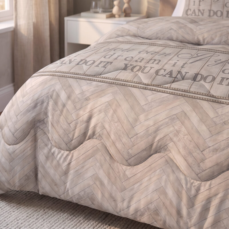 Sleeptime Lazy Dekbed Visgraat Zand 240 x 220 cm - Afbeelding 3