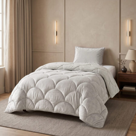 Sleeptime Lazy Teddy/Velvet Beige 140x200cm + 1x60x70 cm