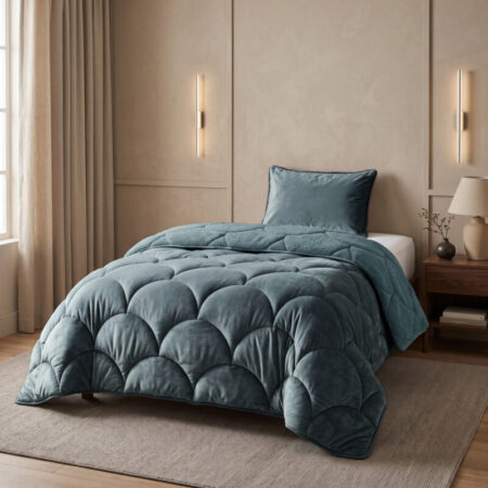 Sleeptime Lazy Teddy/Velvet  Groen 140x200cm + 1x60x70 cm