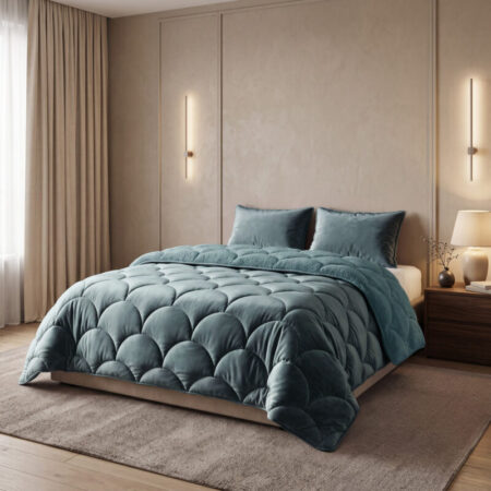 Sleeptime Lazy Teddy/Velvet  Groen 200x200cm + 2x60x70 cm