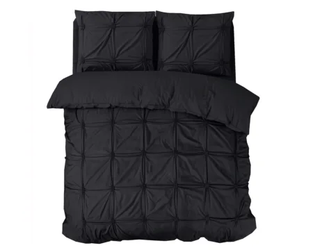 Sleeptime Punch Pintuck Zwart 140 x 200/220 cm