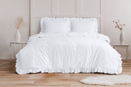 Sleeptime Ruffles Wit 240 x 200/220 cm