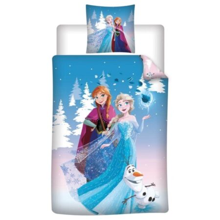 Disney Frozen Dekbedovertrek dessin 128 - 140 x 200 cm - 65 x 65 cm - Polykatoen - pre order