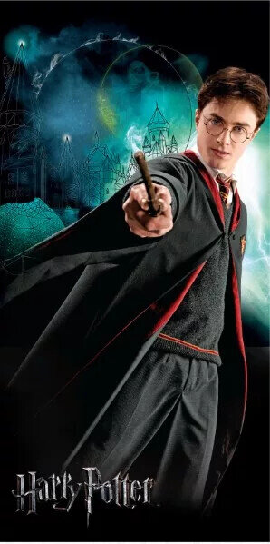 Harry Potter strandlaken Toverstok 70 x 140 cm - katoen