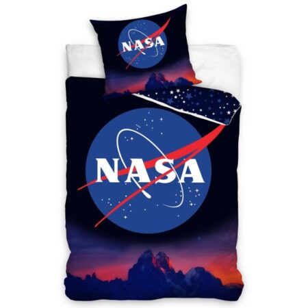 NASA Dekbedovertrek Aurora - 140 x 200 cm - 60 x 70 cm - Katoen