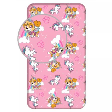 Paw Patrol Hoeslaken Unicorn Dreams – Eenpersoons – 90 x 200 cm – Katoen
