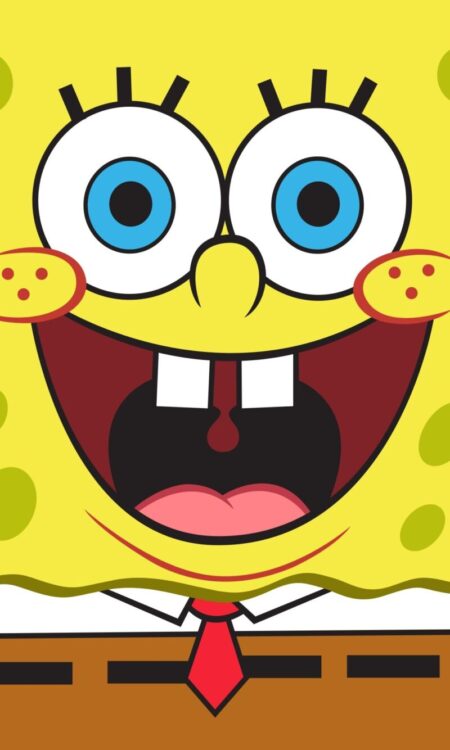 SpongeBob strandlaken Big Smile 70 x 140 cm - katoen