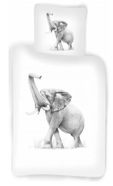 Sweet home Dekbedovertrek Olifant - 100 x 140 cm